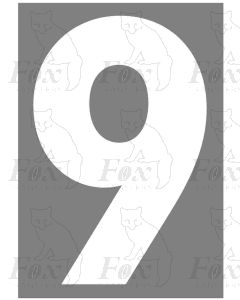 VINYL CUT NUMBER - 9