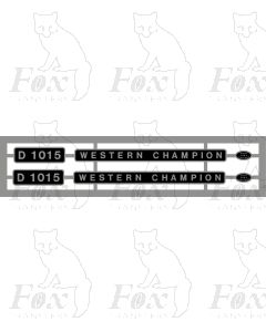 D1015 WESTERN CHAMPION