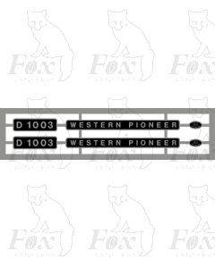 D1003 WESTERN PIONEER