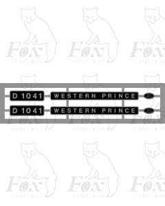 D1041 WESTERN PRINCE