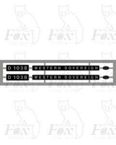 D1038 WESTERN SOVEREIGN