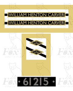61215 WILLIAM HENTON CARVER