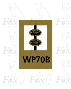 GNR Doncaster 1899 worksplates