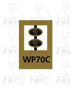 GNR Doncaster 1900 worksplates