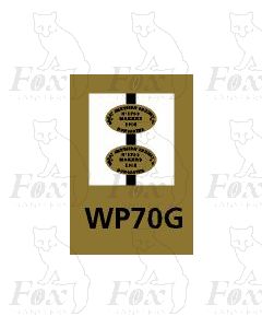 GNR Doncaster 1914 worksplates