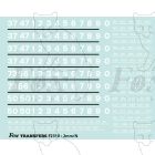 Standard/Revised Standard Blue (Large Logo) Livery Numbering