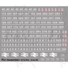 Class 40 TOPS Numbersets & Detailing