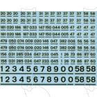 Standard Locomotive TOPS Numbering (black)