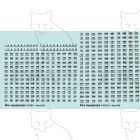 TOPS Numbering black