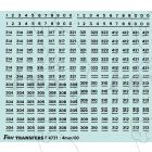 TOPS Numbering black