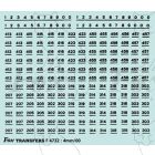 TOPS Numbering black