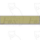 Lining in yellow - Medium lines, 298mm x 0.75mm