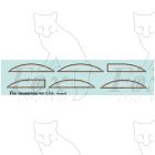 Stanier Jubilee Class Tender Engine Lining  (splashers only)