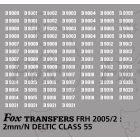 Diesel Deltic Class 55 Numbersets