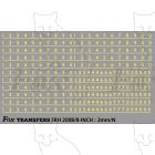 Prototype 8 inch Steam Cabside Numbering