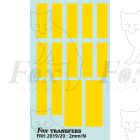 (DMU) small yellow warning panels