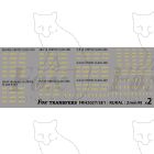 SOUTHERN ELECTRIC - RURAL - Fully-made-up Numbersets  and small detailing