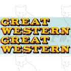 GWR 1906 onwards Locomotive Tender Lettering