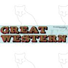 GWR 1906 onwards Locomotive Tender Lettering