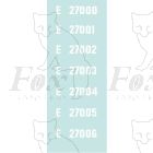 PRE-TOPS Classes 76/77 - Woodhead Electrics - numbersets