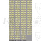 Cabside numbersets for Bulleid Light Pacifics WC/BB