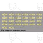 Cabside Numbersets 46200-46212