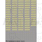 Cabside Numbersets 60001-60034