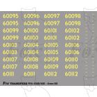 Cabside Numbersets 60095-60112