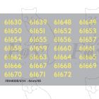 Cabside numbersets B17/B2 Football Series Locos