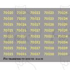 Cabside Numbersets for BR Standards
