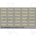 Cabside Numbersets for BR Standards