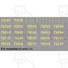 Cabside Numbersets for BR Standards