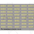 Cabside Numbersets for BR Standards