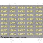 Cabside Numbersets for BR Standards