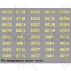 Cabside Numbersets for BR Standards