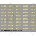 Cabside Numbersets for BR Standards
