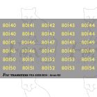 Cabside Numbersets for BR Standards
