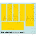 (DMU) small yellow warning panels