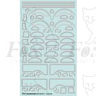 General Mixed Traffic Lining - Tender Frames and Cab Panels - LNWR & BR 