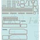 GWR Large Tender Locomotive Lining Set