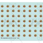 LMS Coach Roundels in silver