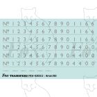 LNER Garter Blue Class A4 Streamlined Loco Lettering/Numbering