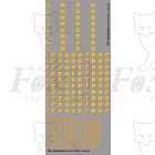 LNER LARGER LATER Lettering/Numbering for black Locos