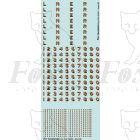 LNER Later Lettering/Numbering for Garter blue and green Locos