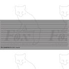 General white/black/white Lining