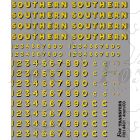 SR Bulleid Sunshine Lettering/Numbering 1941-1948