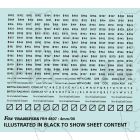 Vehicle Running Numbersets with prefixes