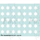 Fast Traffic Stars for freight vehicles, white 