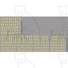 Steam Cabside Numbering - 3 sizes