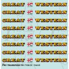 1927-1934 : GREAT (twin shield crest) WESTERN Loco Lettering yellow/red